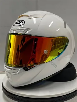 Шлем SHOEI X14 X-Четырнадцатая версия Белого шлема Полнолицевой гоночный мотоциклетный шлем Casco De Motocicle