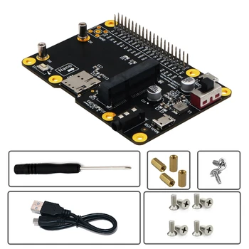 НОВЫЙ 3G 4G LTE Base HAT Mini PCIE Сетевой Адаптер для Raspberry Asus Tinker Board Samsung ARTIK Rock64 Media Liber Компьютерная Плата