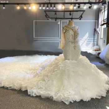 NS4528 Роскошное свадебное платье 