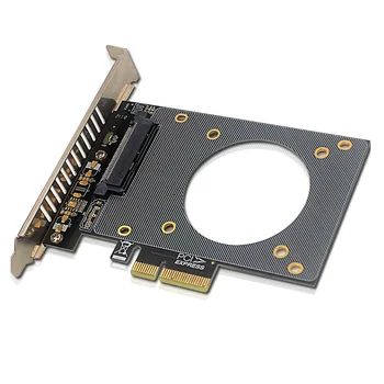 Адаптер U.2 для PCIE Riser PCI Express 3.0 X4/X8/X16 для SFF-8639 Адаптер U.2 для Intel 750 2.5 