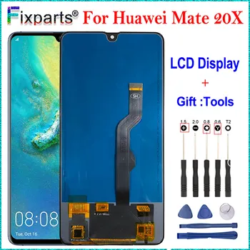 Протестирован Полностью Работающий Для Huawei Mate 20X ЖК-сенсорный Экран Digitizer В Сборе Замена 7,2 