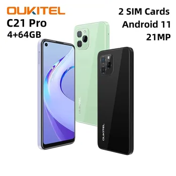 OUKITEL C21 Pro 6,39 дюйм(ов) HD+ Дисплей Восьмиядерный 4 ГБ Оперативная ПАМЯТЬ 64 ГБ Встроенная Память 21MP Сзади Камера 4G LTE Dual SIM 4000 мАч Android Мобильный Телефон
