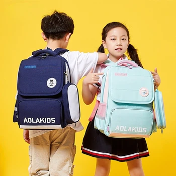 Школьный ранец для учеников начальной школы, защищающий позвоночник, детские сумки на плечо, уменьшающий нагрузку, легкий дышащий рюкзак
