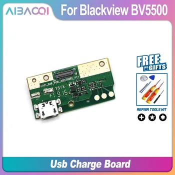AiBaoQi Фирменная Новинка Usb Plug Плата Зарядки Для Blackview BV5500 Мобильный Телефон Гибкие Кабели Модуль Зарядки Телефона Mini USB Порты И Разъемы