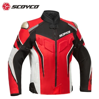 SCOYCO Продает Костюм для езды на мотоцикле, мужской костюм для мотокросса, костюм для мотогонок, Сетчатый дышащий раллийный костюм с защитой от падения, куртка