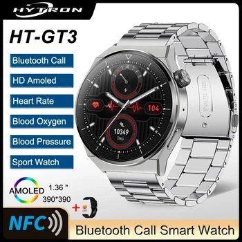 HYTRON Watch GT3 Pro Смарт-Часы Мужские С Пользовательским Набором Номера Для Ответа На Вызов Спортивный Фитнес-Трекер Мужские Часы Водонепроницаемые Смарт-Часы Для Huawei