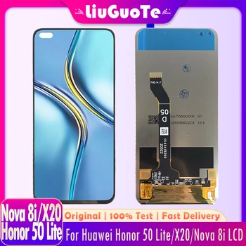 Оригинал Для Huawei Nova 8i/Honor X20 ЖК-дисплей С Сенсорным экраном, Дигитайзер В Сборе, Замена Для HonorX20/Nova8i ЖК-дисплея