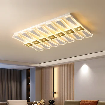 светильники для гостиной декоративные потолочные светильники лампа для гостиной светодиодный потолочный стеклянный потолочный светильник абажуры