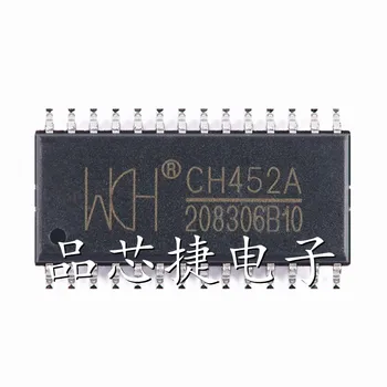 10 шт./лот CH452A SOIC-28 (SOP-28) CH452 Nixie Ламповый драйвер и чип управления клавиатурой
