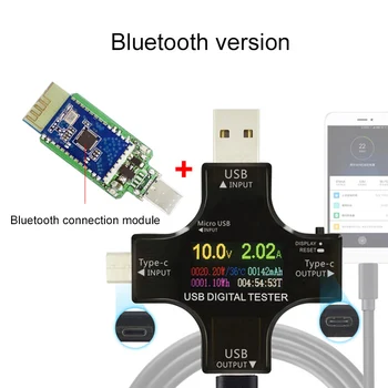 USB-тестер Беспроводной Bluetooth Type-c PD Цифровые инструменты для измерения напряжения и тока