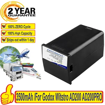 Лучший бренд, 100% новый аккумулятор 3500 мАч WB29 для Godox AD200 AD200Pro AD300Pro карманные флэш-аккумуляторы