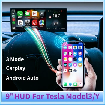 9-дюймовый дисплей для Tesla Model 3 Y Цифровая Центральная консоль Linux Сенсорный экран приборной панели Беспроводной Carplay Android Auto