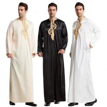 Новый мусульманский косплей, мусульманский халат, Мужской длинный халат, мужская одежда, Арабская одежда, Дубайское платье, Саудовское мужское платье, мужское платье на Хэллоуин
