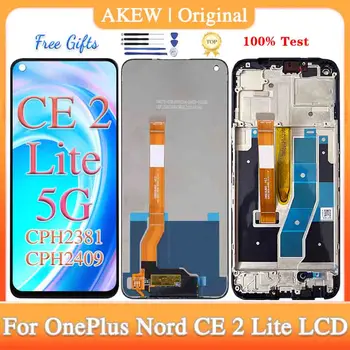 Оригинал для OnePlus Nord CE 2 Lite 5G ЖК-дисплей Nord CE2 Lite CE2Lite Сенсорный Экран CPH2381 CPH2409 Дигитайзер В сборе Заменить