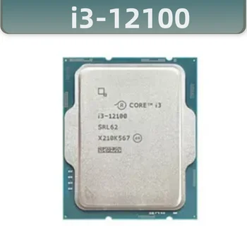 Core i3-12100 i3 12100 4-ядерный 8-поточный процессор с частотой 3,3 ГГц Процессор L3 = 12M 60W LGA 1700