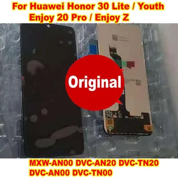 100% Оригинал Для Huawei Enjoy 20 Pro/Enjoy Z 5G ЖК-дисплей С Сенсорным Экраном, Дигитайзер В Сборе, Датчик Для Honor 30 Lite MXW-AN00