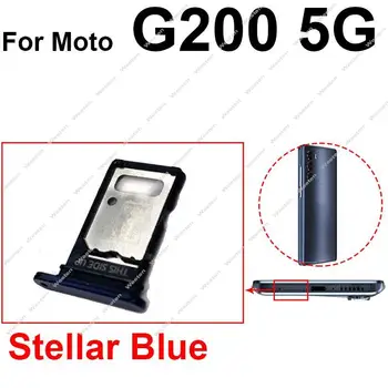 Слот для лотка sim-карты для Motorola MOTO G200 G100 Держатель sim-карты 5G Адаптер для чтения SD-карт Замена гнезда адаптера