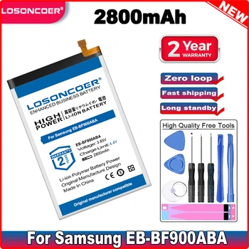 LOSONCOER 2800 мАч EB-BF900ABA EB-BF901ABA Аккумулятор Для Samsung Galaxy SM-F900F Аккумулятор Мобильного Телефона