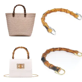 Сумки с бамбуковыми ручками, модный прочный ремешок для сумки в форме бамбука, креативная сумка для багажа, 1 шт, фурнитура, аксессуары для сумок, прямая поставка