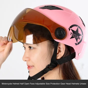 Винтажный мотоциклетный шлем с открытым лицом, шлем, одобренный в горошек, полушлем Ретро moto casco capacete motociclistas capacete