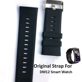 новейший оригинальный сменный силиконовый ремешок для 1,9-дюймовых смарт-часов DM12 smartwatch smart band, 2-контактный кабель для зарядки, зарядные устройства