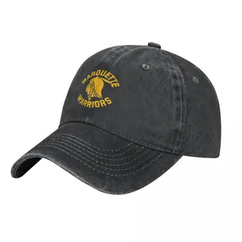 Ковбойская шляпа Marquette WarriorsCap с защитой от ультрафиолета, бейсболка на солнечной батарее, модная шляпа для гольфа, женская Мужская