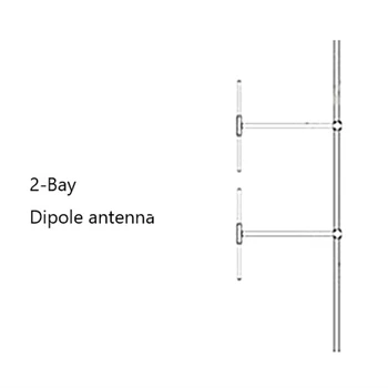 Двухпозиционный разветвитель питания + 2 распределительных кабеля + двухслойная антенна